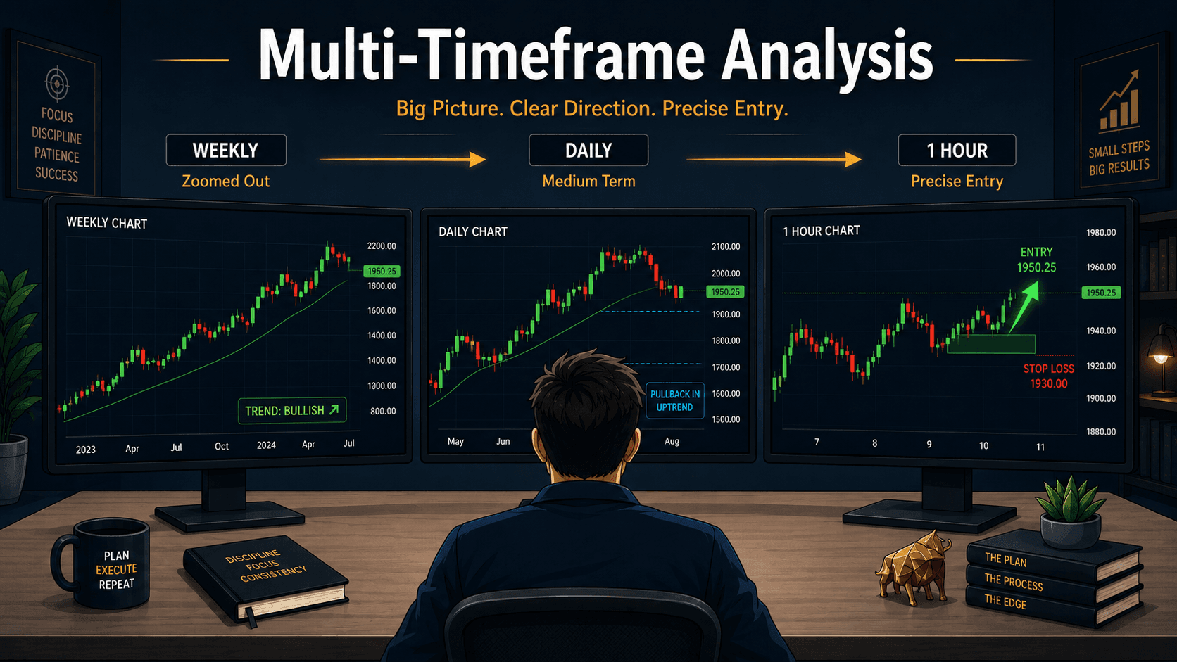 Multi-Timeframe Analysis: The Complete Trading Strategy Guide (Stocks, Crypto, Forex & ETFs)